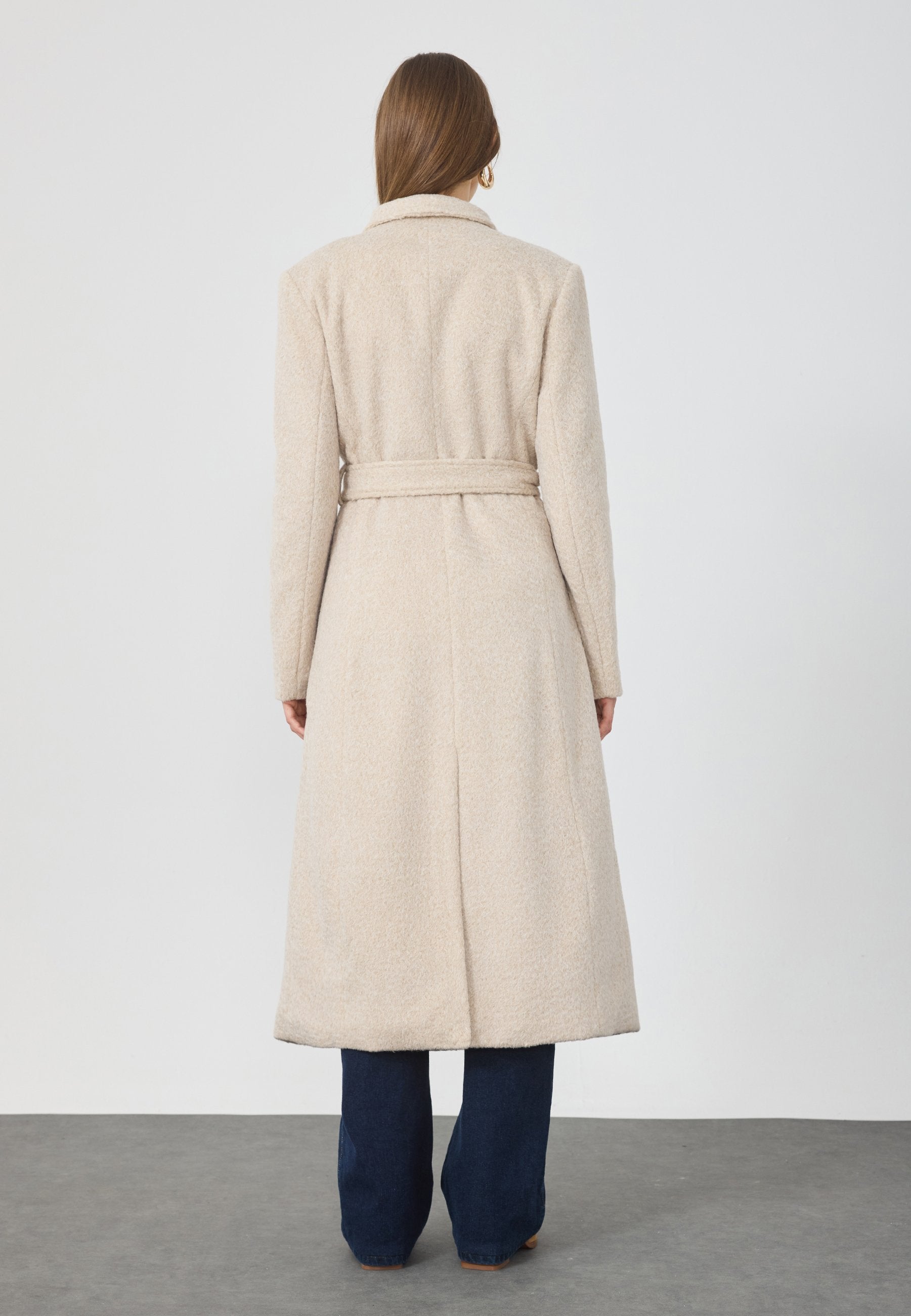 Anna Field Classic Coat - Off White