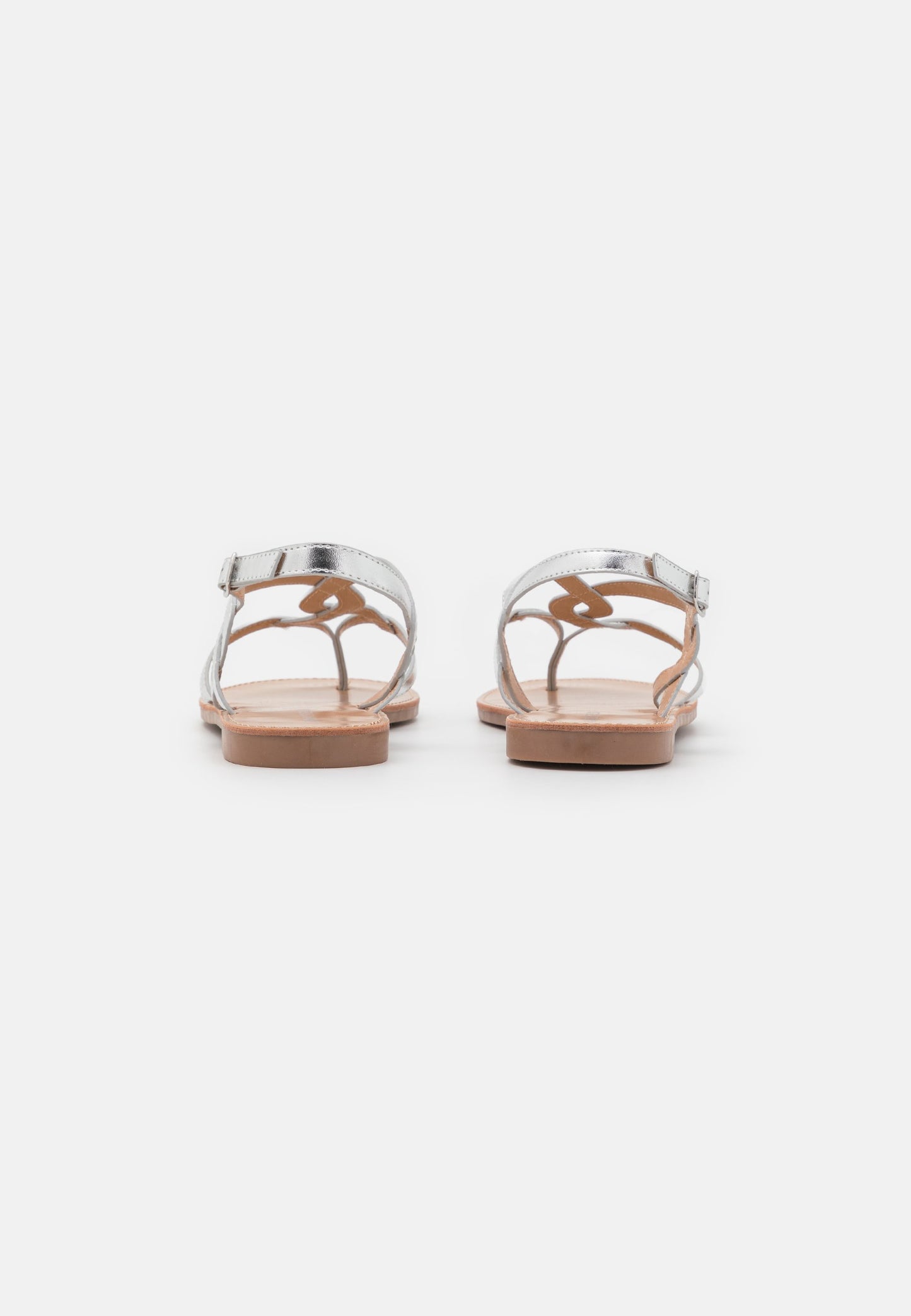 Anna Field T-Bar Sandals - Silver