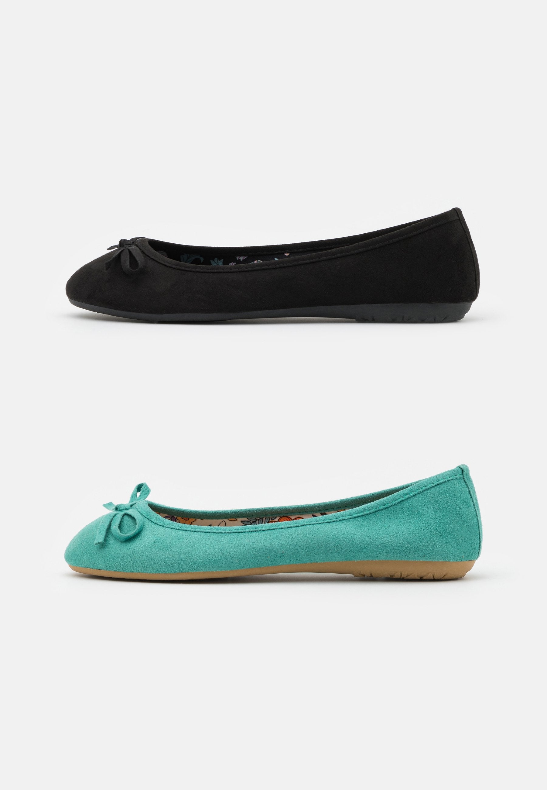Anna Field 2 Pack - Ballet Pumps - Mint/Black