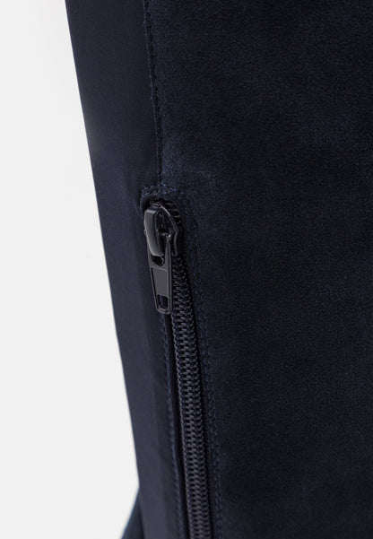 Anna Field Leather - Over-The-Knee Boots - Dark Blue