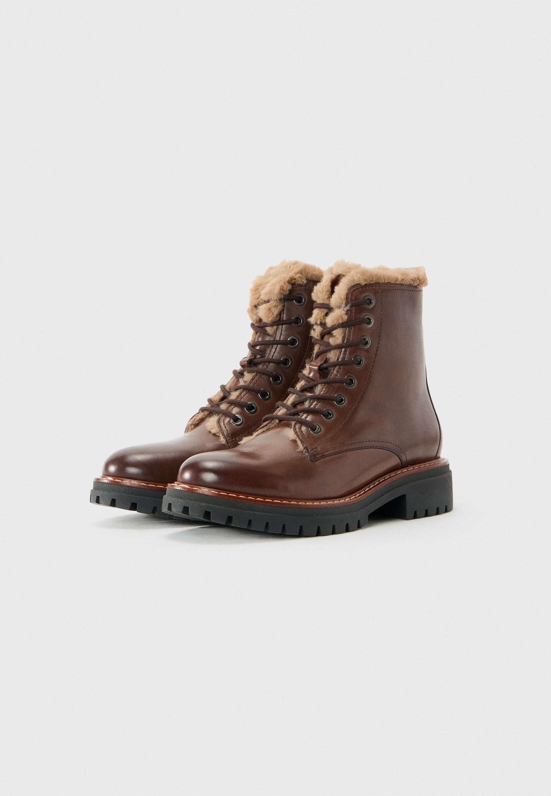 Anna Field LEATHER - Winter Boots - Brown
