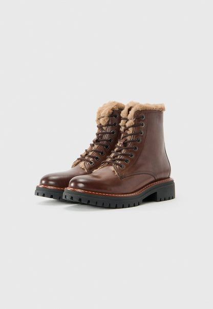 Anna Field LEATHER - Winter Boots - Brown