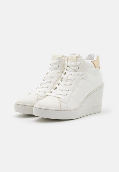 Anna Field High-Top Trainers - White/Gold