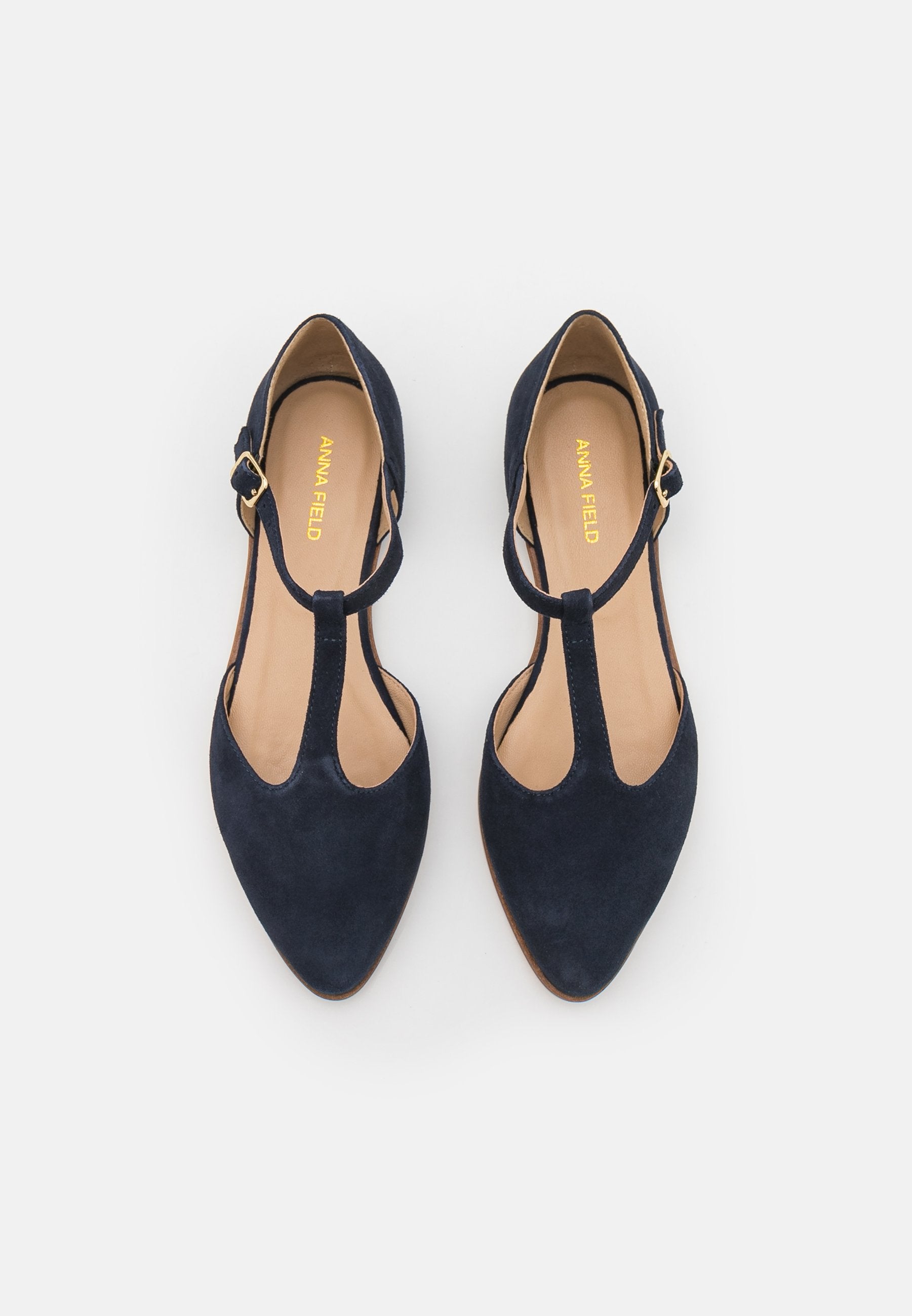  Leather - Ankle Strap Ballet Pumps