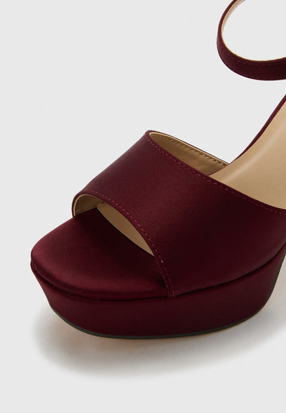 Anna Field Platform Sandals - Bordeaux