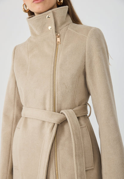 Anna Field Short Coat - Stone