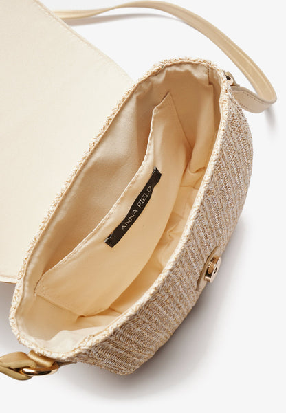 Anna Field Cross Body Bag - Beige/gold-colored