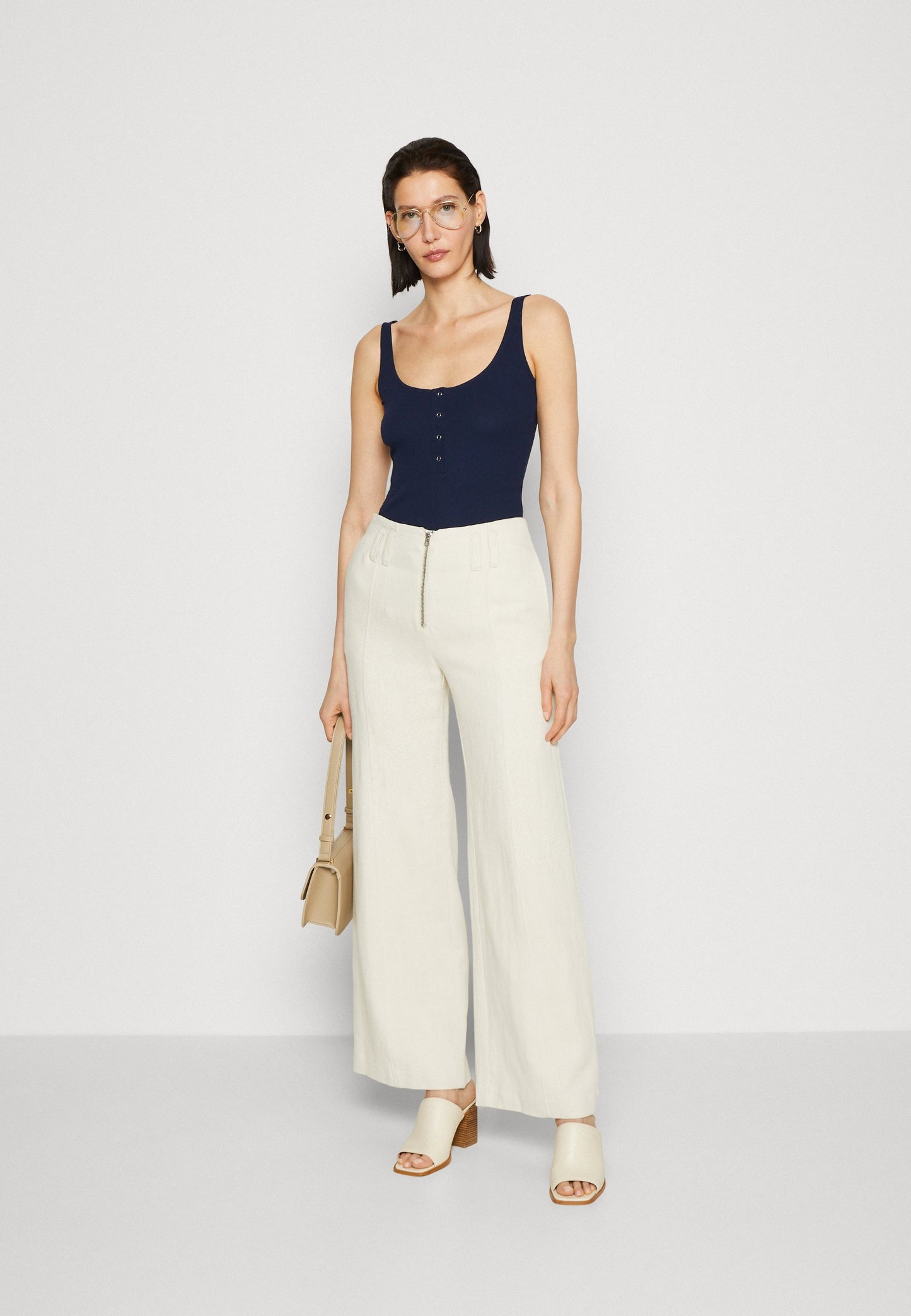 Anna Field Top - Dark Blue