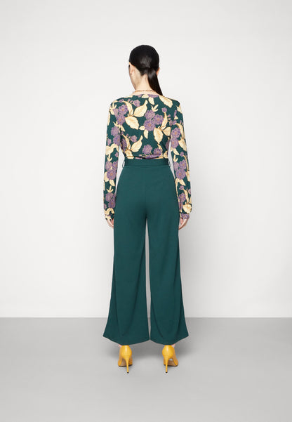 Anna Field Jumpsuit - Dark Green/Yellow