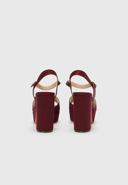 Anna Field Platform Sandals - Bordeaux
