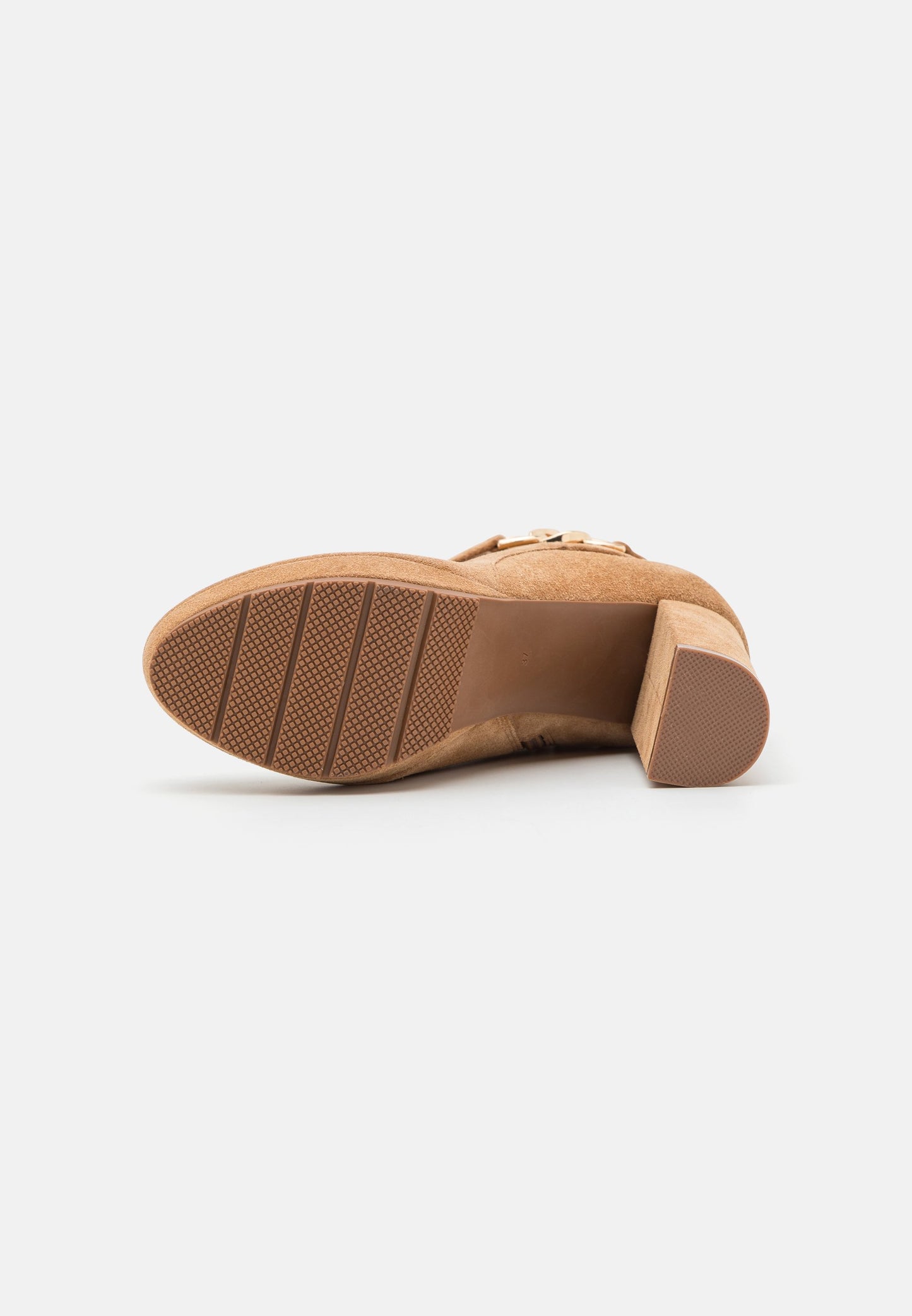 Anna Field Leather- Platform Ankle Boots - Cognac