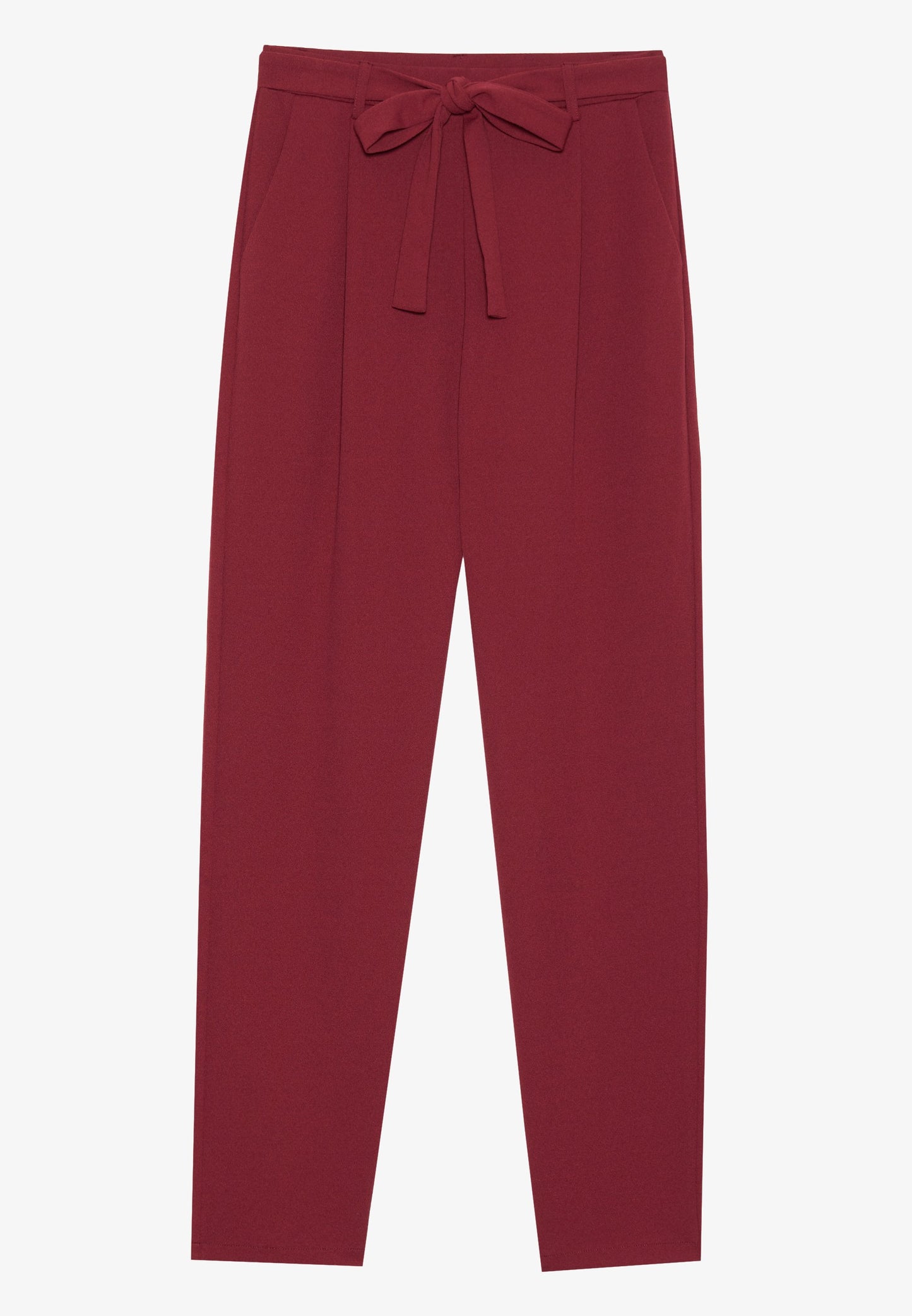 Anna Field Trousers - Burgundy