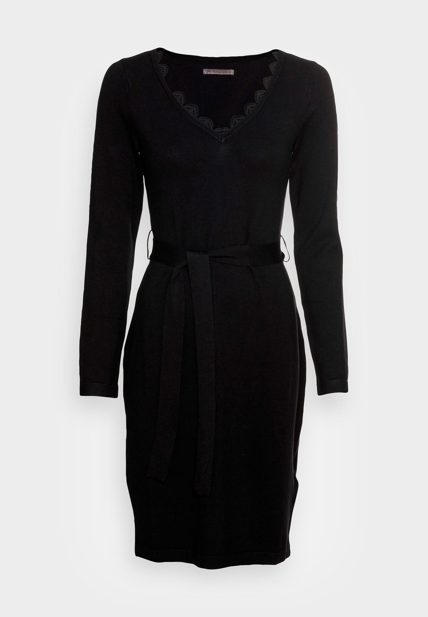 Anna Field Lace Insert V Neckline Loose Dress - Jumper Dress