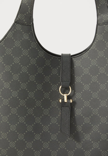 Anna Field Tote Bag - Black/grey