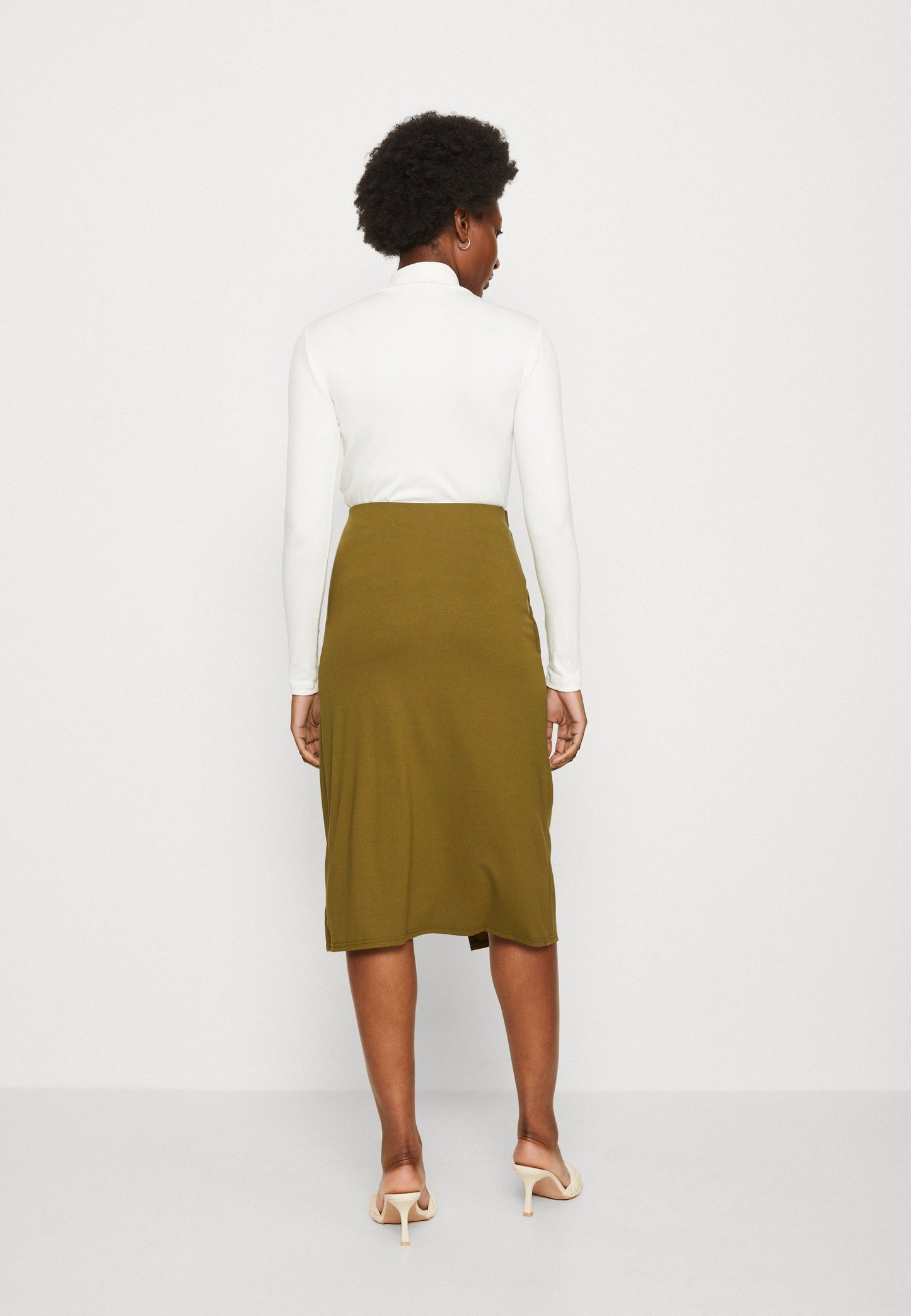 Anna Field Front Knot Midi Skirt - Wrap Skirt