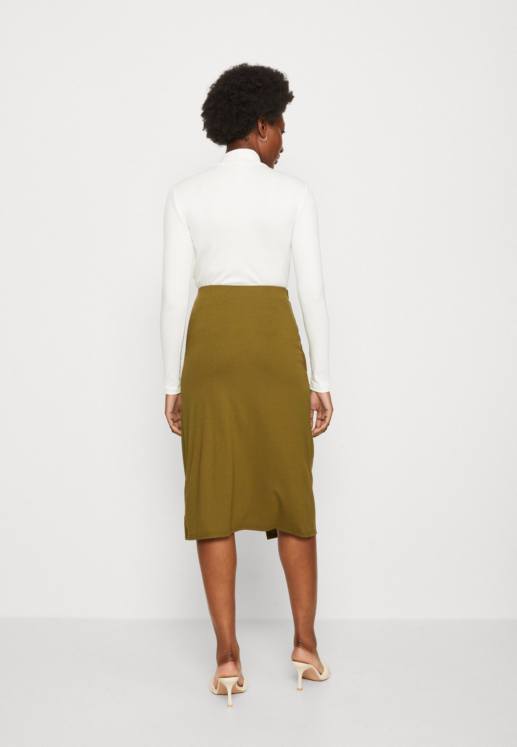 Anna Field Front Knot Midi Skirt - Wrap Skirt