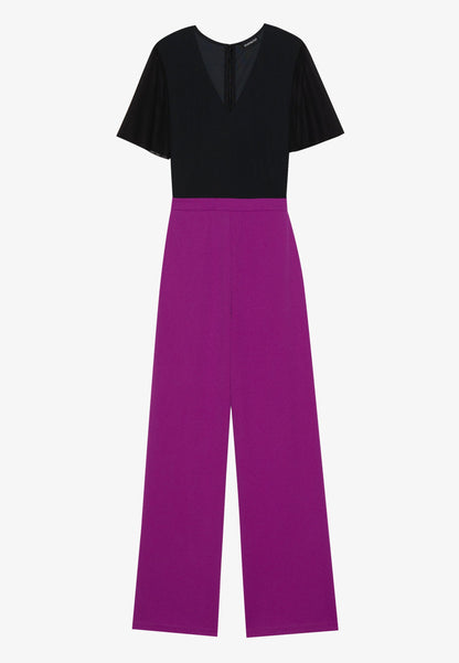 Anna Field Jumpsuit - Black/hollyhock