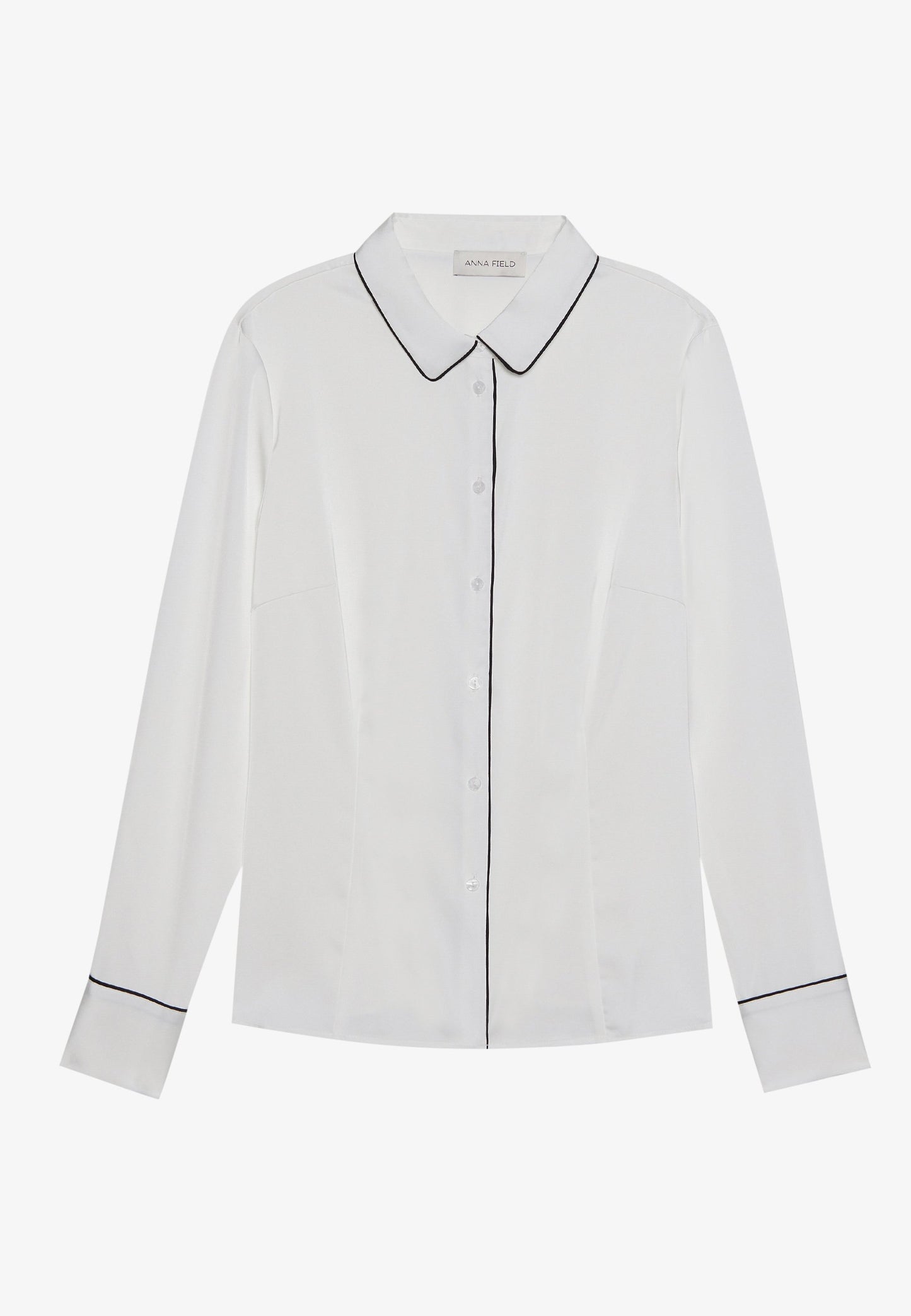 Anna Field Button-down Blouse - Night Sky