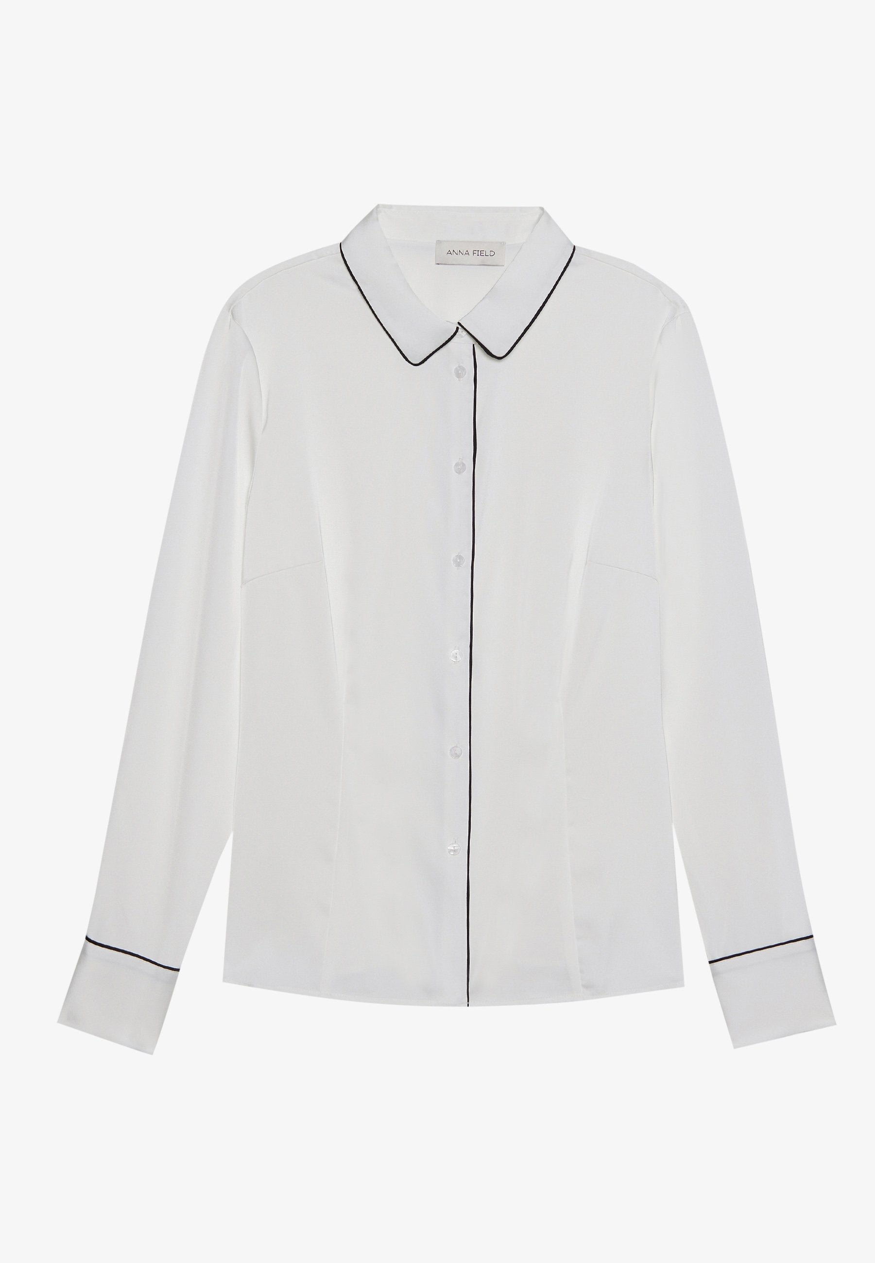 Anna Field Button-down Blouse - Night Sky