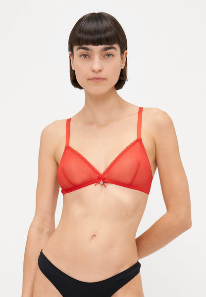 Anna Field 2 PACK - Triangle Bra - Black/red