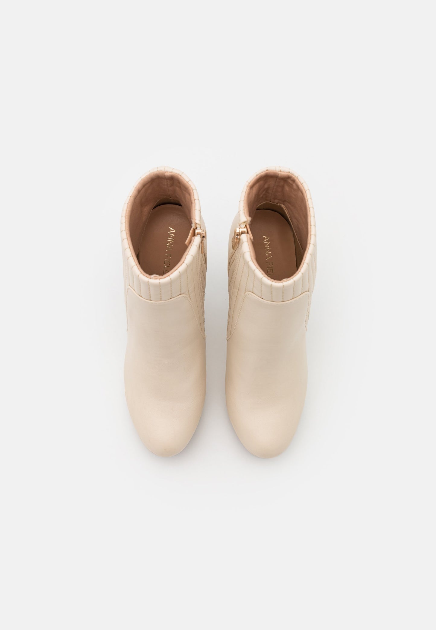 Anna Field Platform Ankle Boots - Offwhite