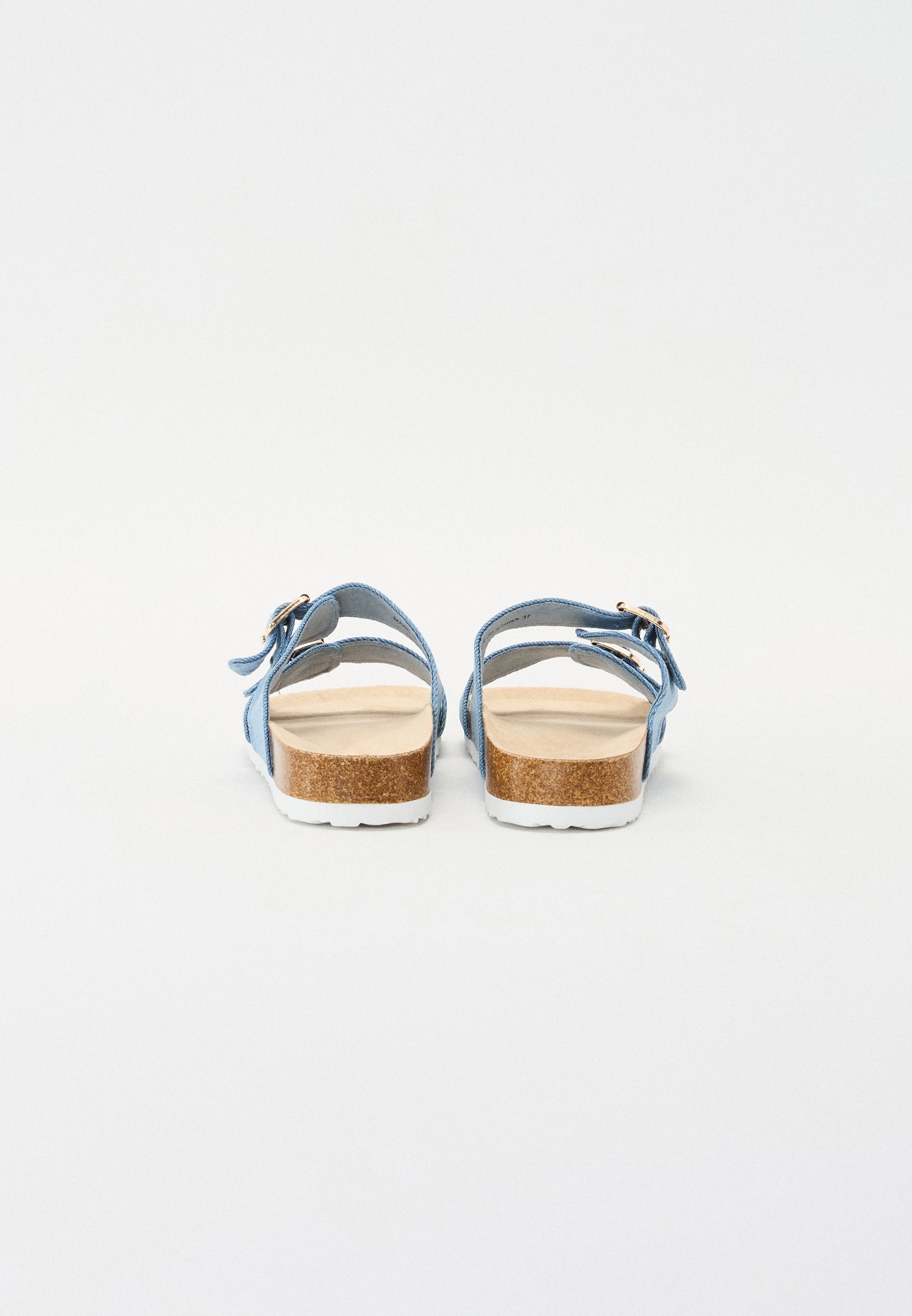 Anna Field GILO - Mules - Blue Denim