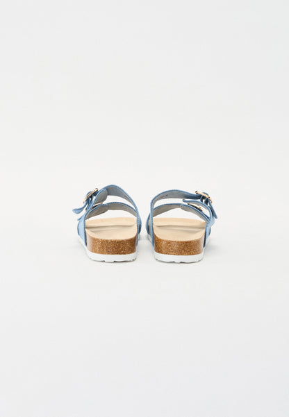 Anna Field GILO - Mules - Blue Denim
