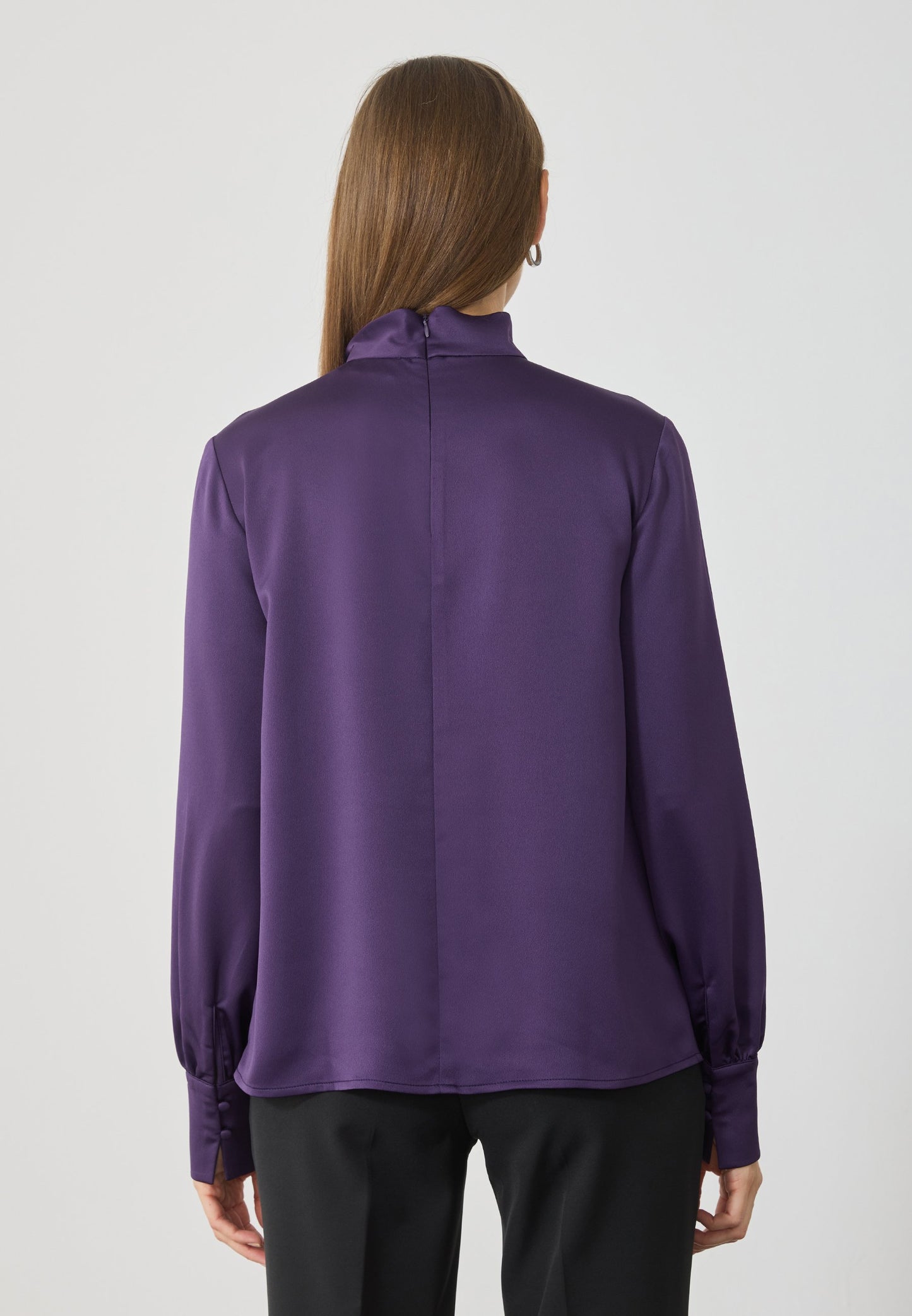 Anna Field Blouse - Grape