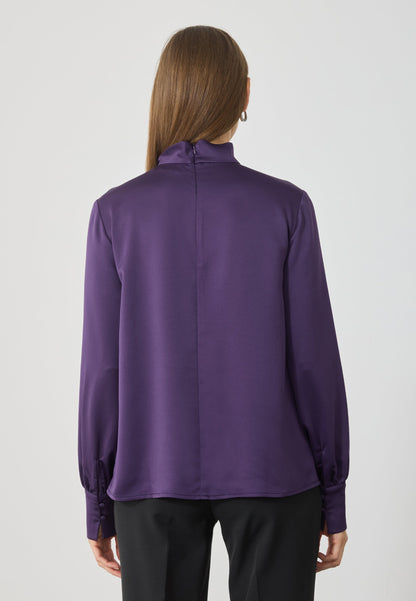 Anna Field Blouse - Grape