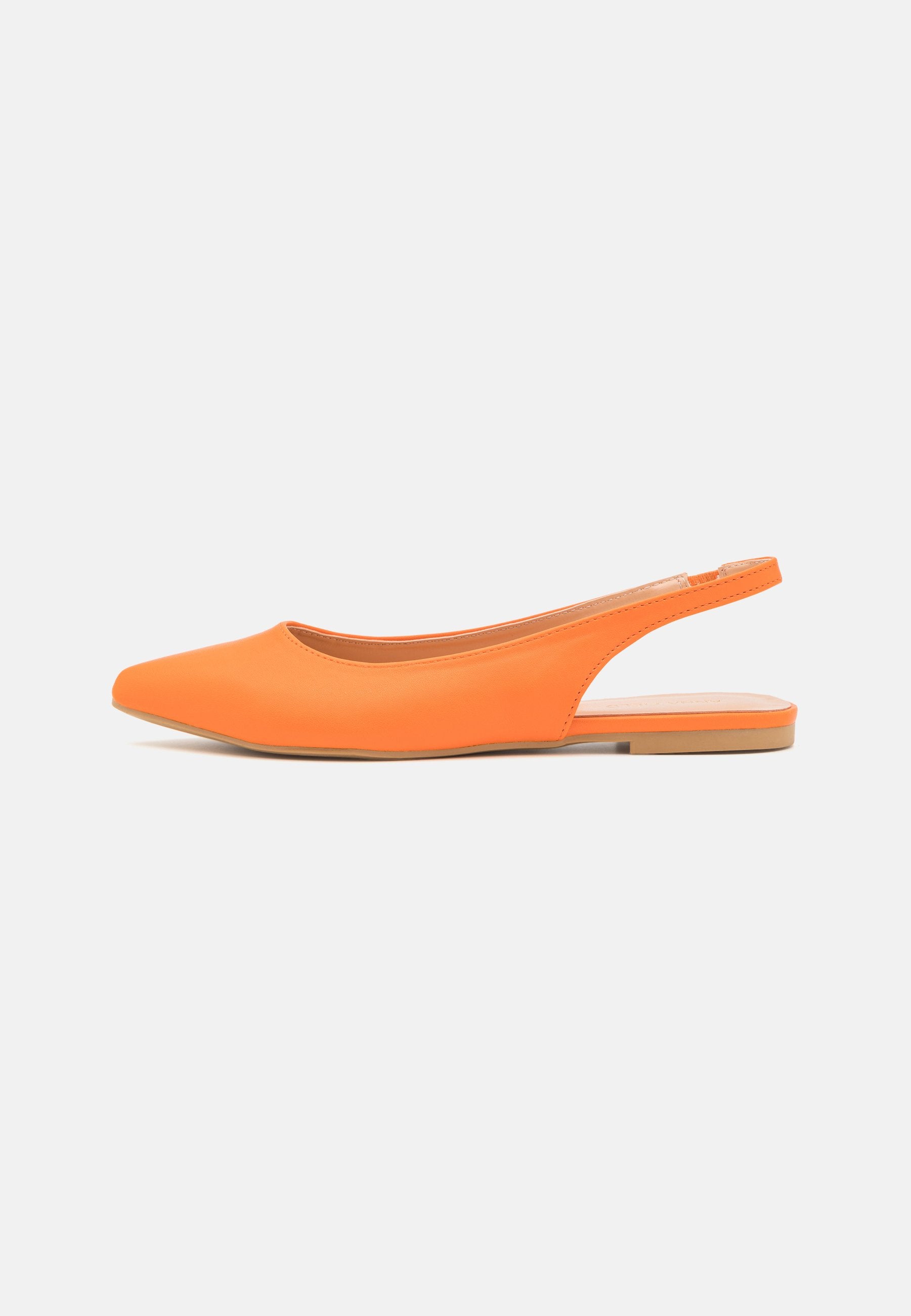 Anna Field Slingback Ballet Pumps - Orange
