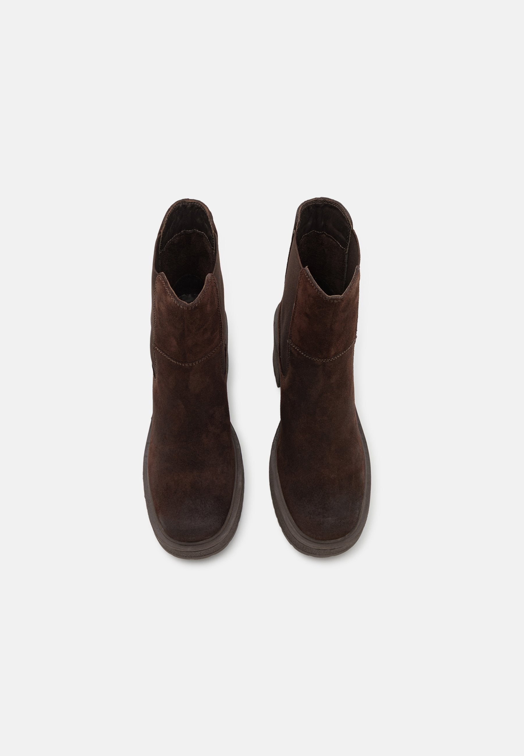 Anna Field LEATHER - Platform Ankle Boots - Brown