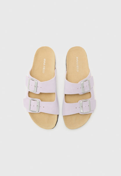 Anna Field LEATHER - Mules - Lilac