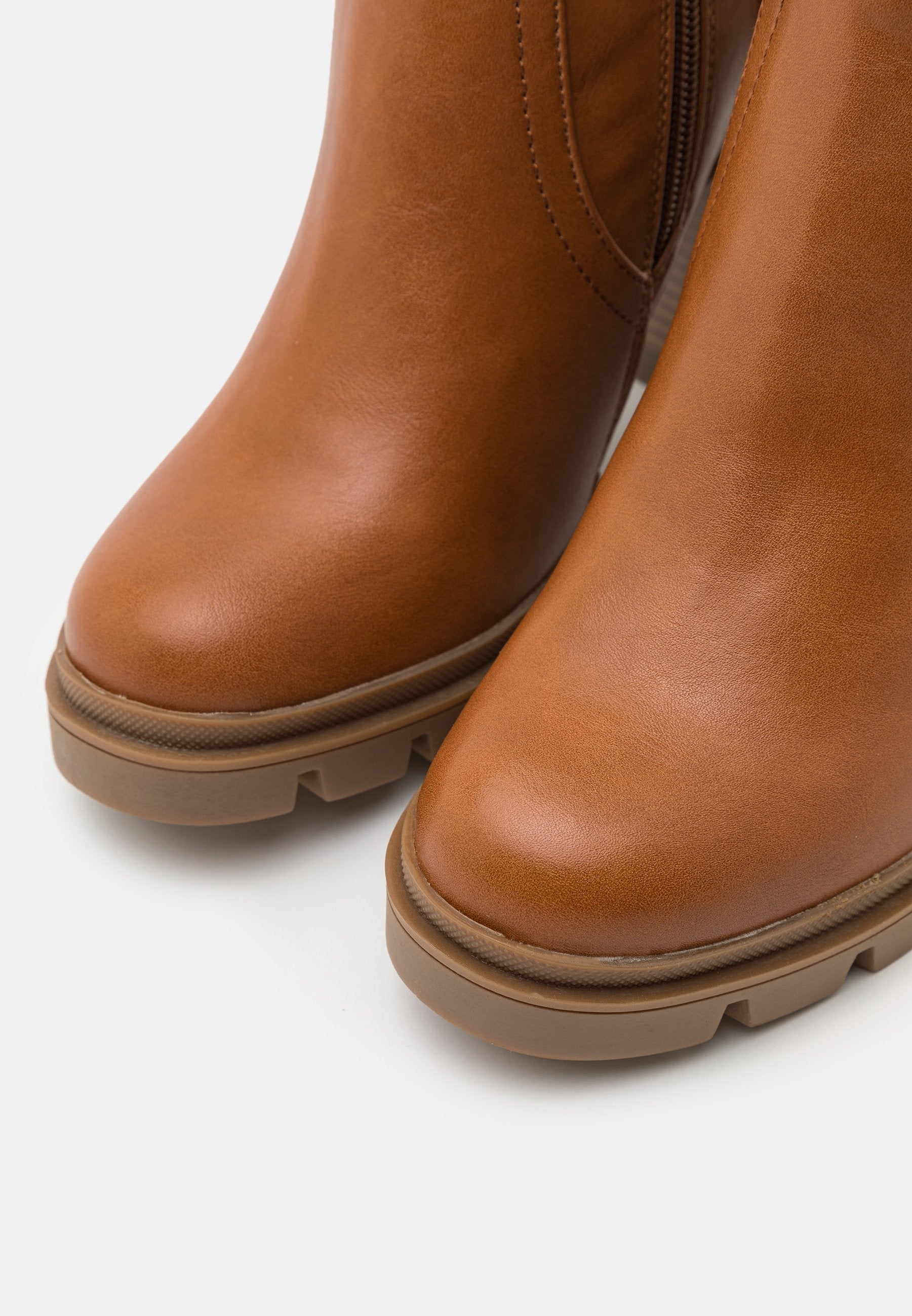 Anna Field High Heeled Boots - Cognac