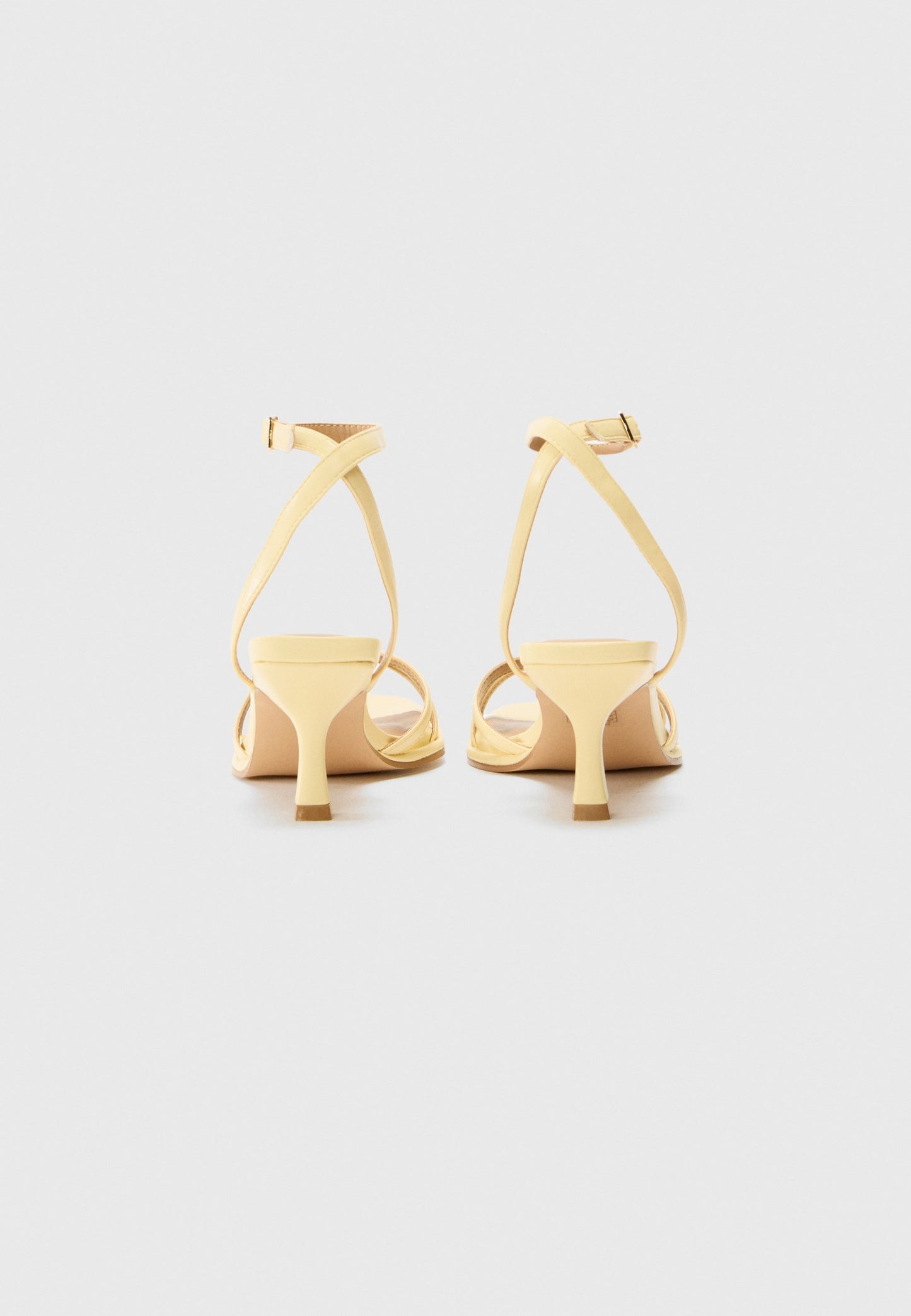 Anna Field Ankle Cuff Sandals - Light Yellow