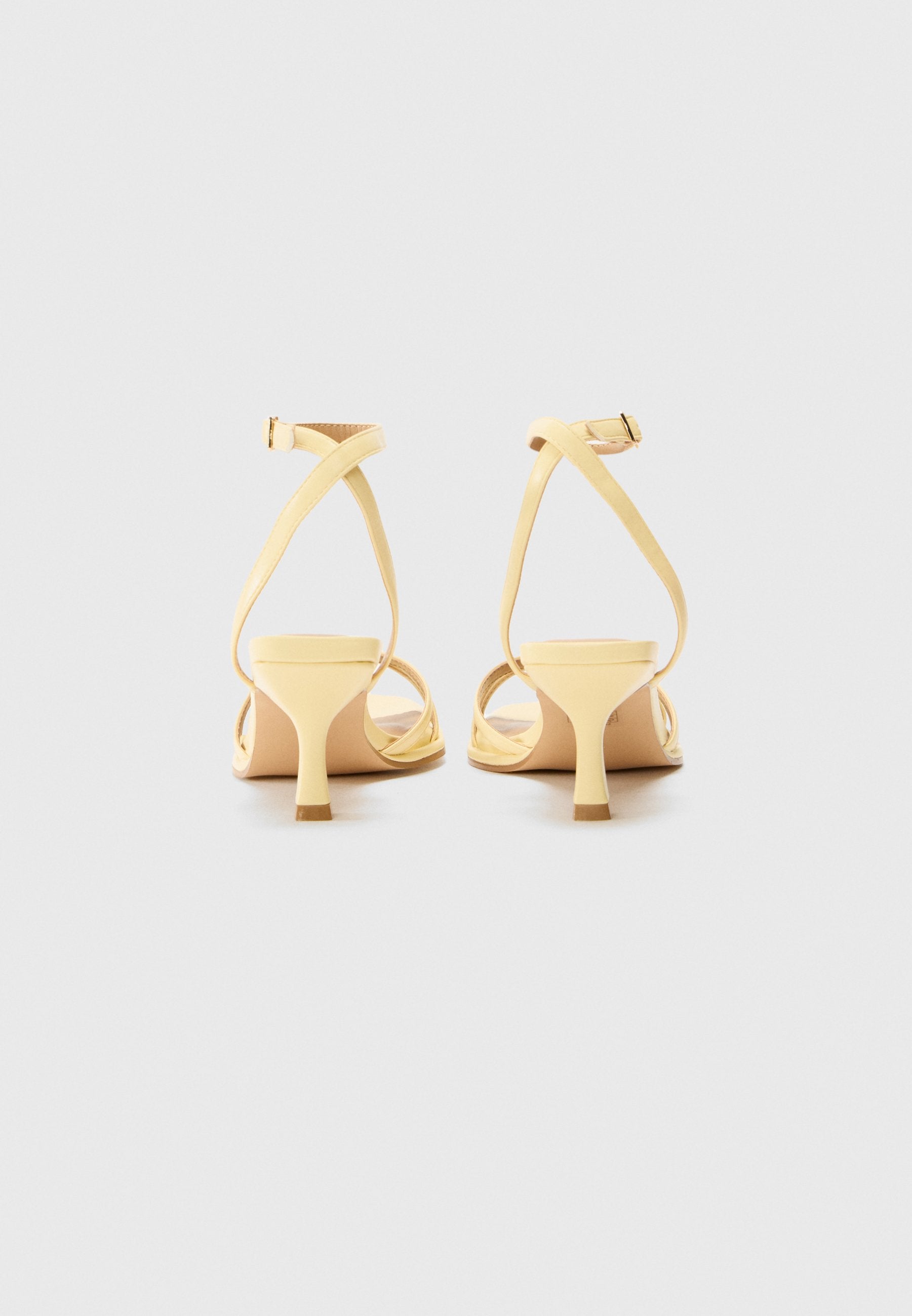 Anna Field Ankle Cuff Sandals - Light Yellow
