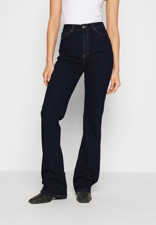  Flared Jeans - Dark Blue Denim