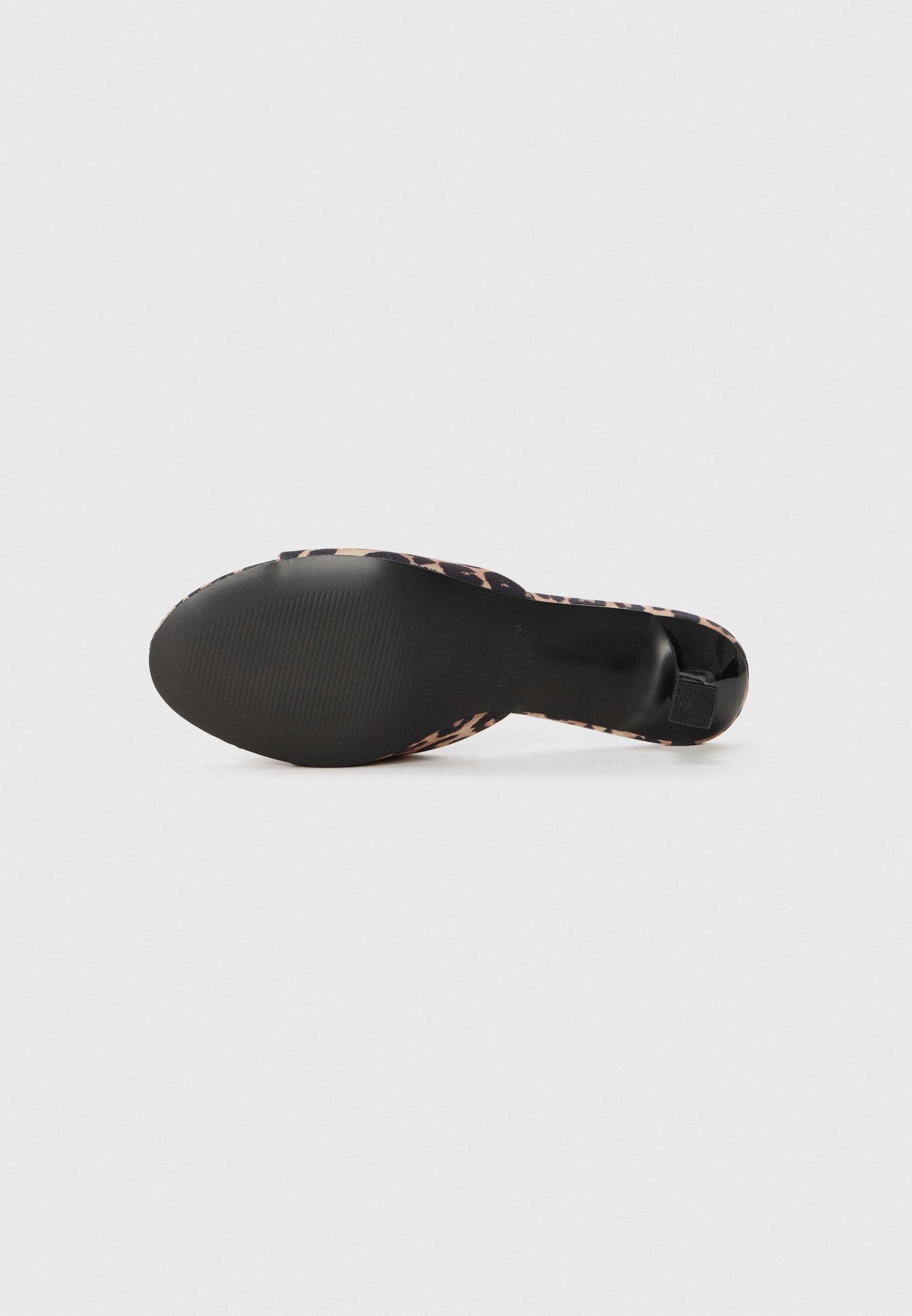 Anna Field Heeled Mules - Brown
