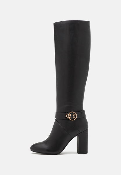Anna Field Leather- High Heeled Boots - Black