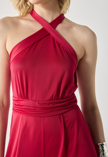 Anna Field Jumpsuit - Persian Red