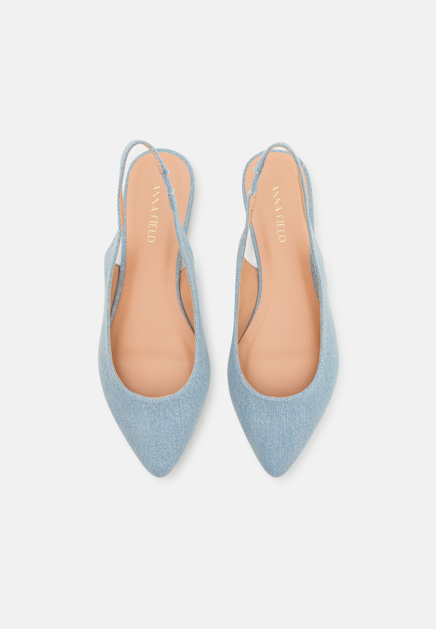 Anna Field ANAS - Slingback Ballet Pumps - Light Blue