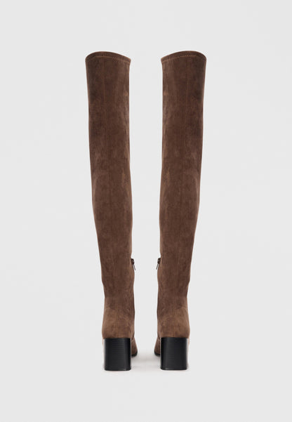 Anna Field Over-the-knee Boots - Taupe