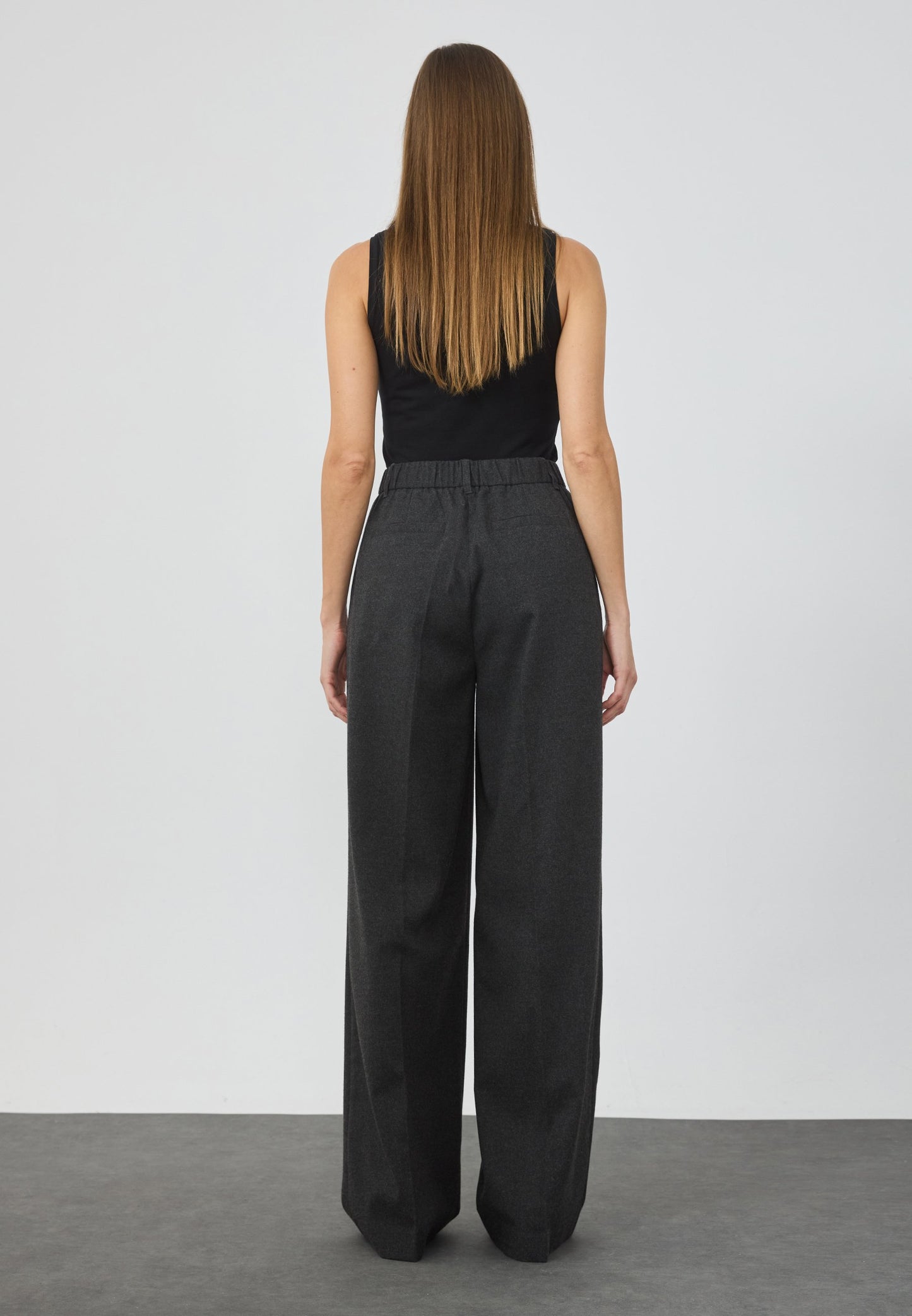 Anna Field Trousers - Light Grey