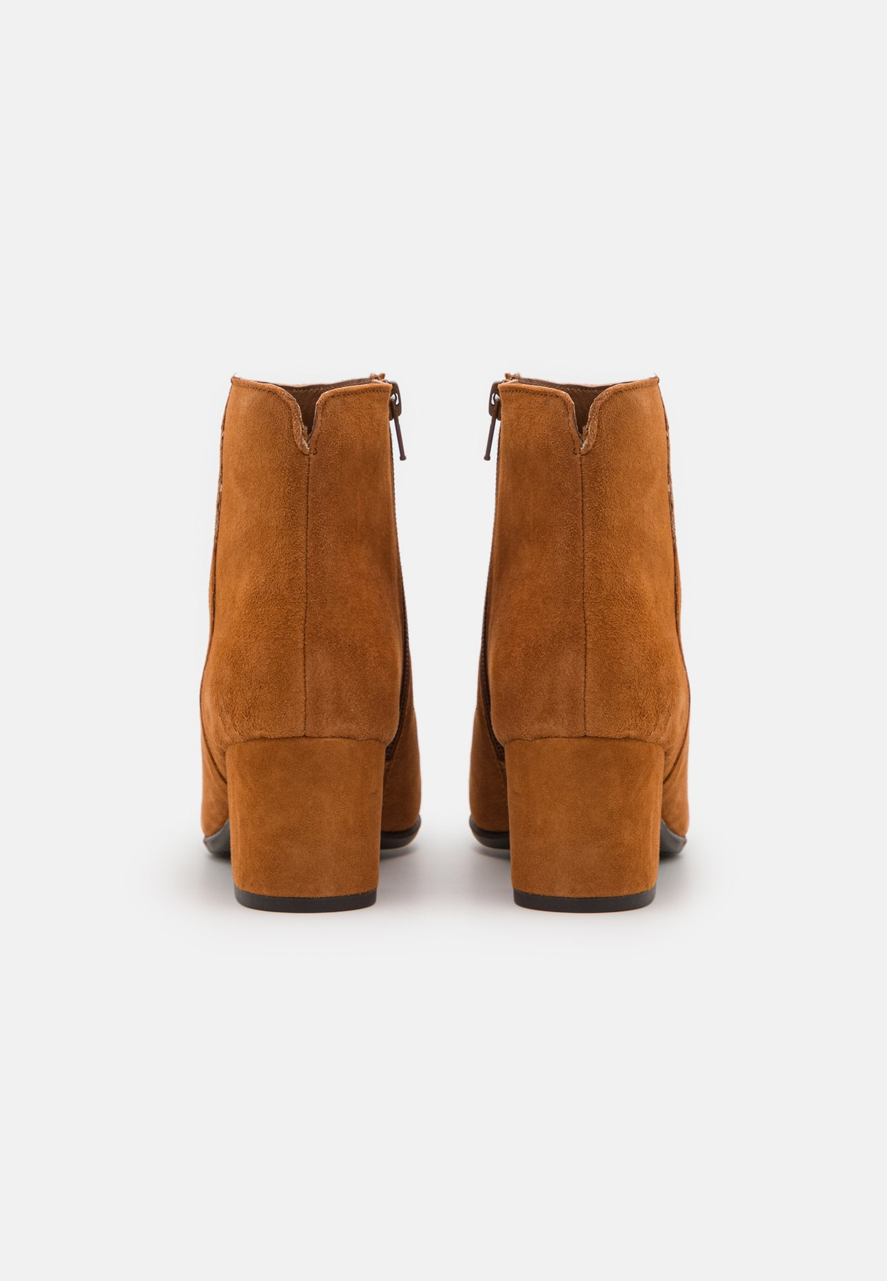  Leather - Classic Ankle Boots - Cognac