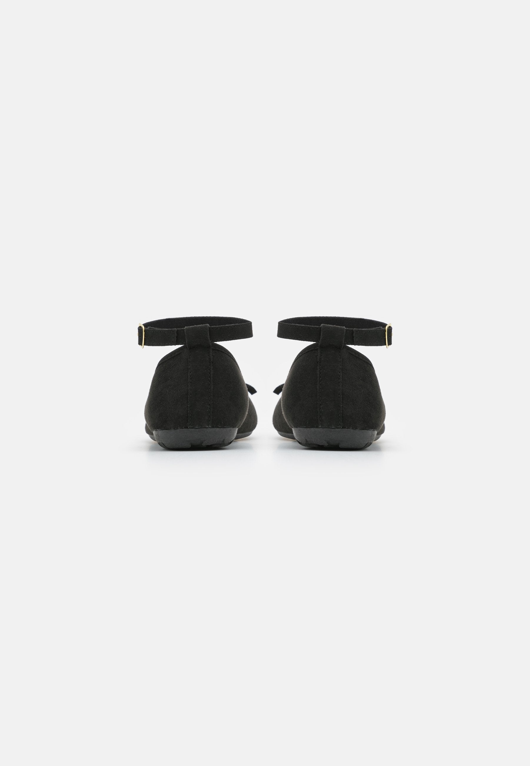 Anna Field Ankle Strap Ballet Pumps - Black