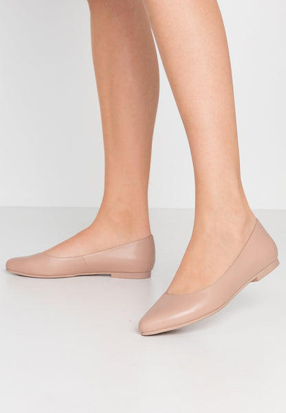 Anna Field Leather - Ballet Pumps - Beige