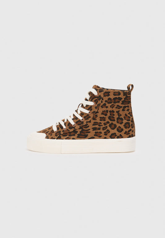 Anna Field High-top Trainers - Beige/brown