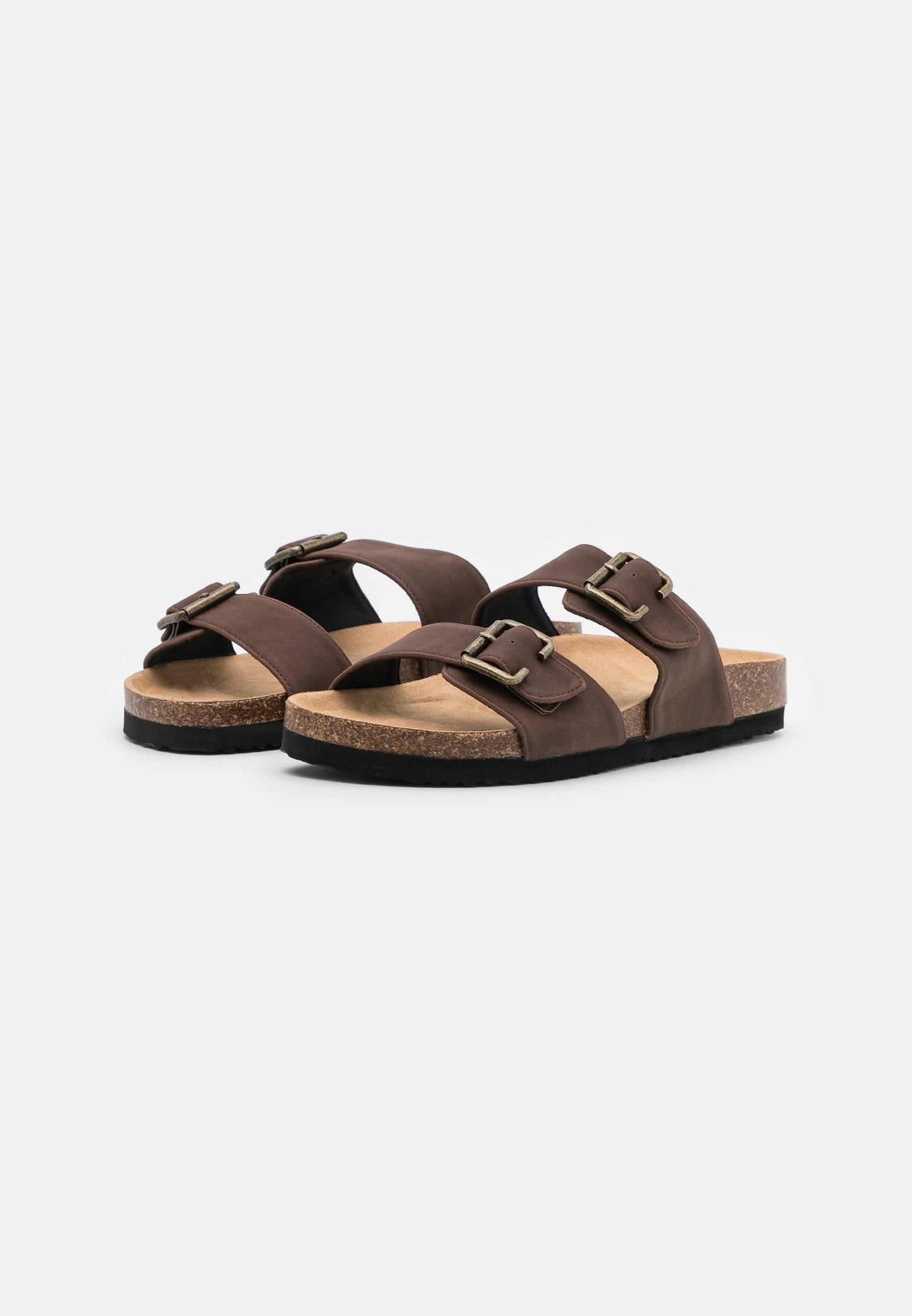 Anna Field Slippers - Dark Brown