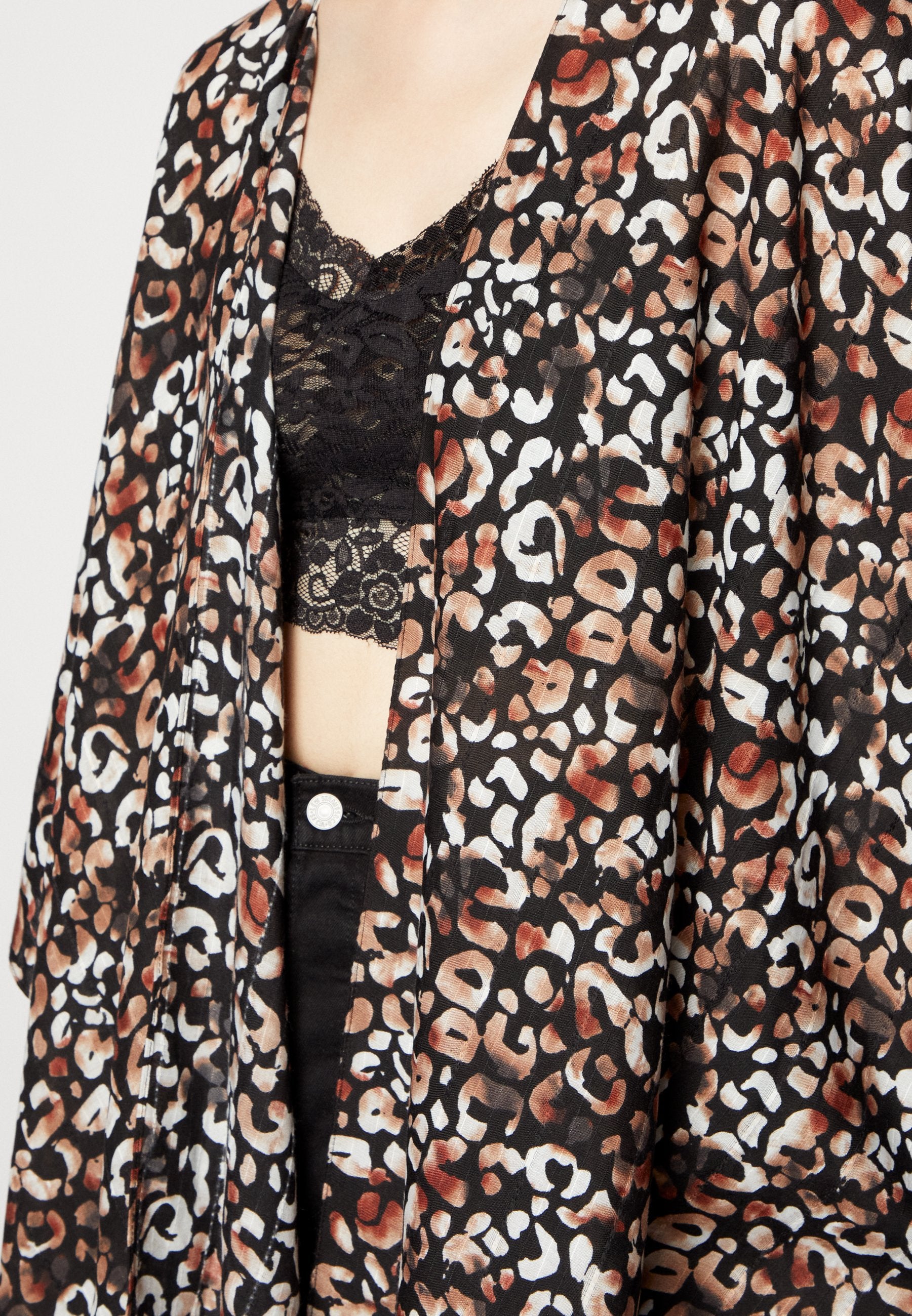 Anna Field Cape - Brown/Black