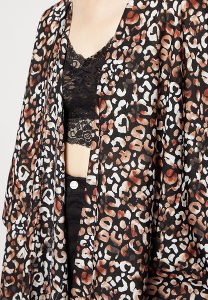 Anna Field Cape - Brown/Black
