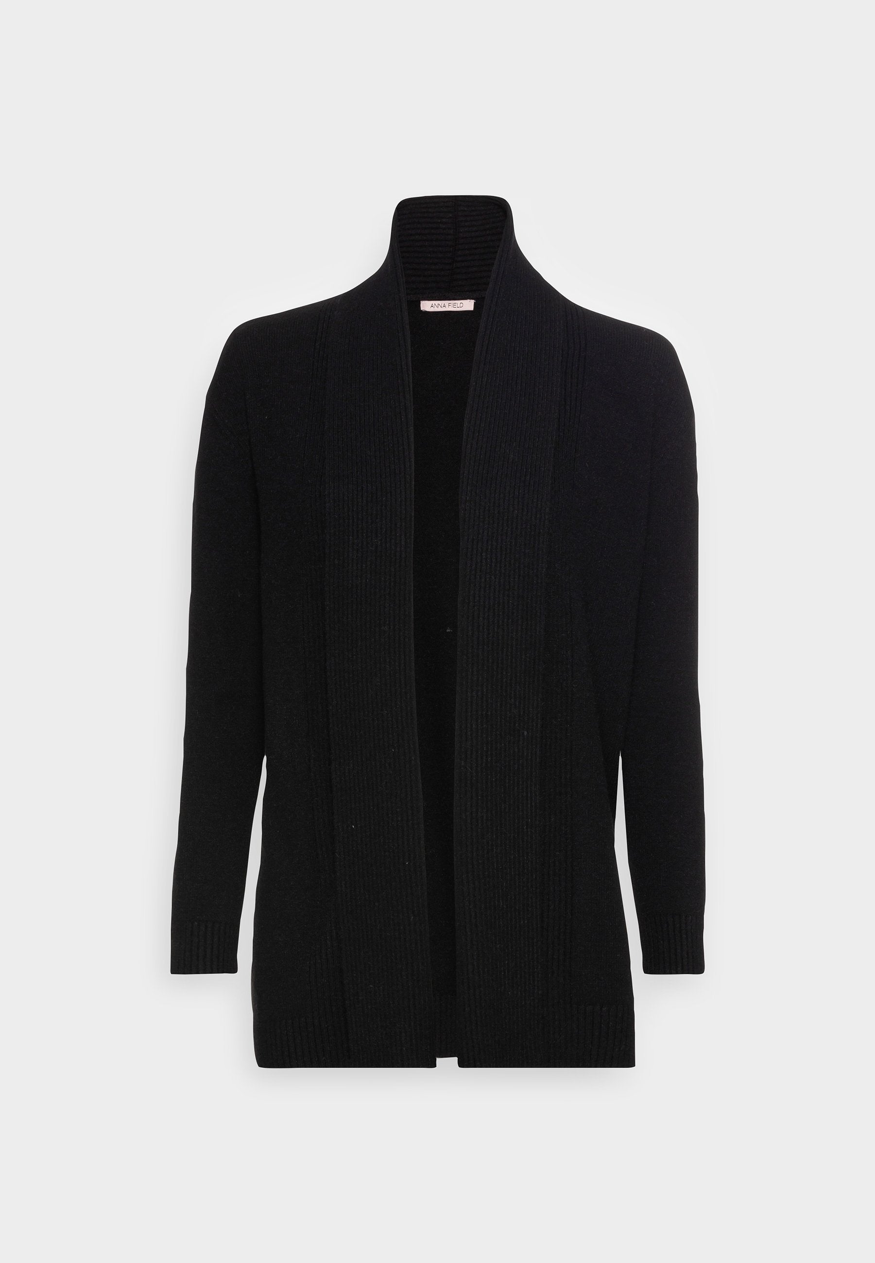Anna Field Ribbed Fold Collar - Cardigan